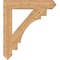 Ekena Millwork Merced Arts & Crafts Smooth Bracket, Western Red Cedar, 5 1/2"W x 34"D x 38"H BKT06X34X38MRC03SWR - alternate 4
